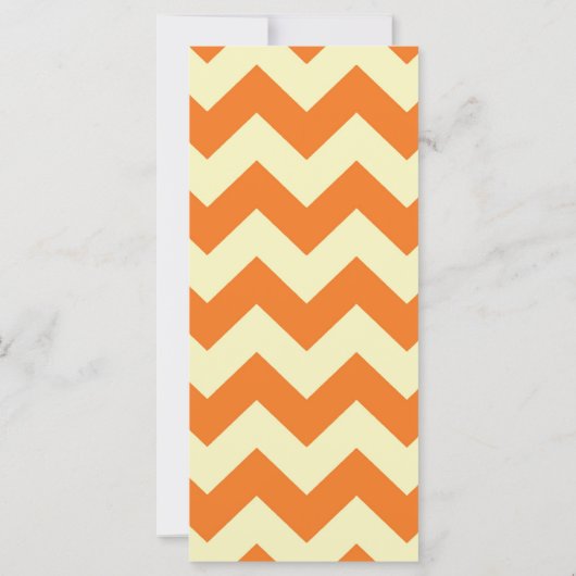 Orange Cream Citrus Chevron ZigZag Stripes Gifts (Back)