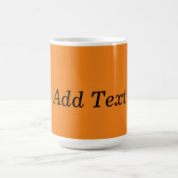 Orange Create Your Own Add Text Custom