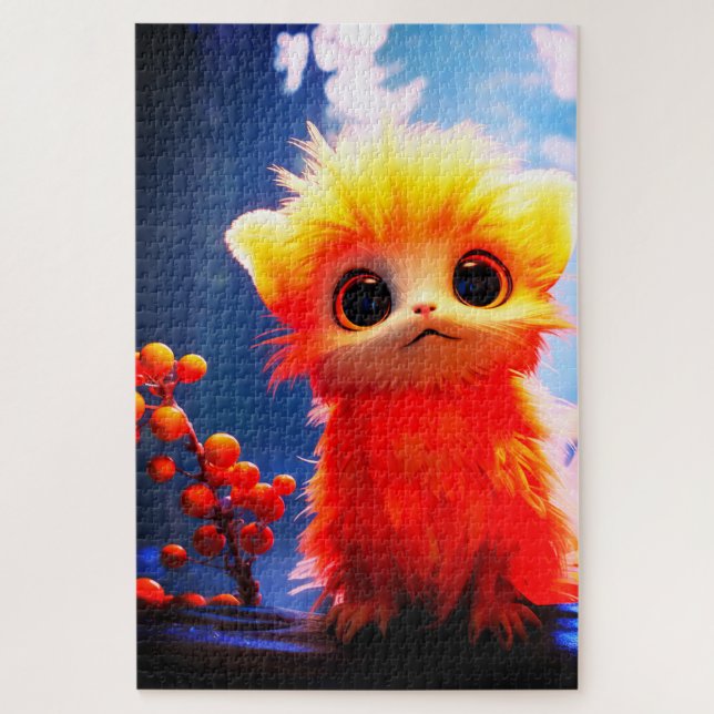 Orange Creature Jigsaw Puzzle (Vertical)