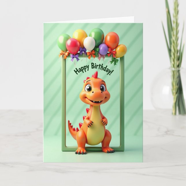 Orange Creature Party Card (Front)