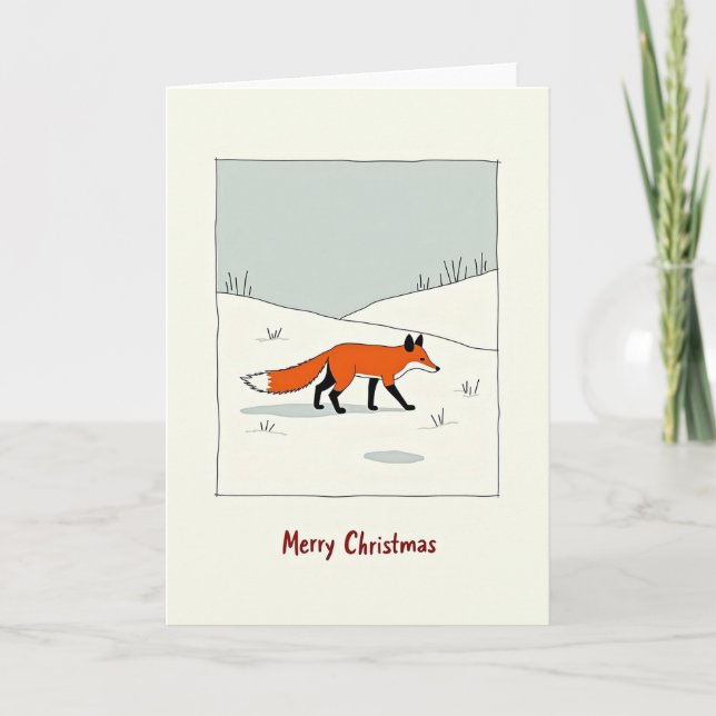 Orange Creature Snow Card (Front)