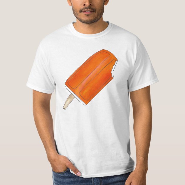 cream orange shirt