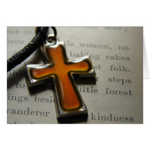 Orange Cross Cards