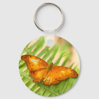 Orange Cruiser Butterfly Keychain