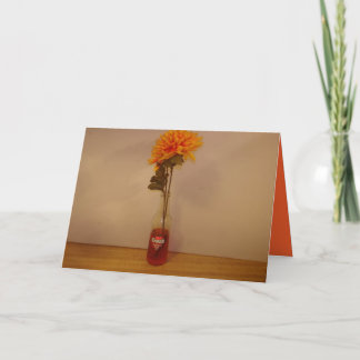 Orange Crush Bottle Card Design