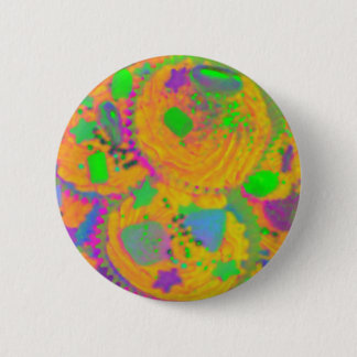 Orange Cupcakes button badge