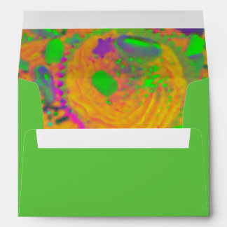 Orange Cupcakes envelope green