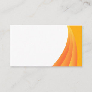 Orange curtain business card