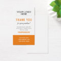 Orange Custom Promo Code Discount Card | Zazzle