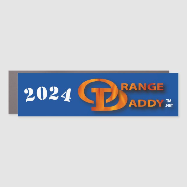 Orange Daddy 2024 Car Magnet (Front)