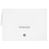 Orange Dahlia and Ladybug (Back Horizontal)