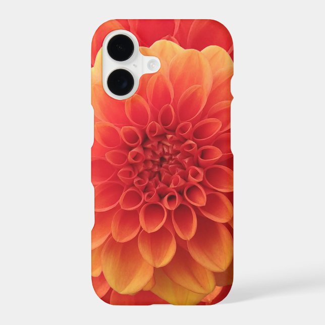 Orange Dahlia Case-Mate iPhone Case (Back)