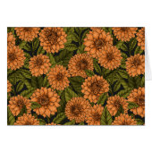 Orange Dahlia garden (Front Horizontal)