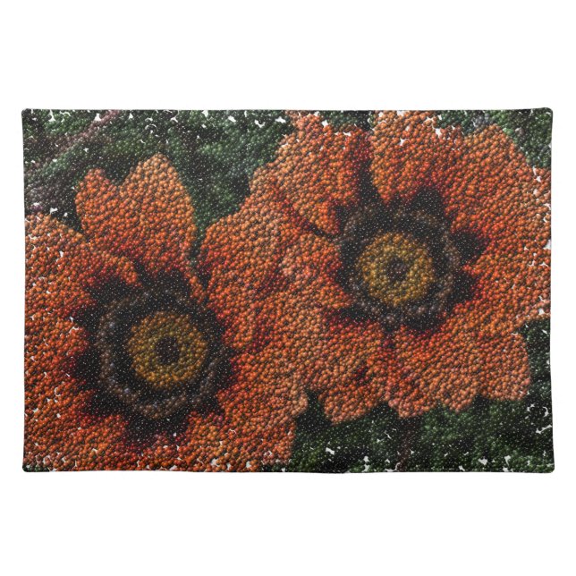 Orange Daisy Balls Placemat (Front)