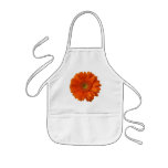 Orange Daisy Children's Smock Kids' Apron