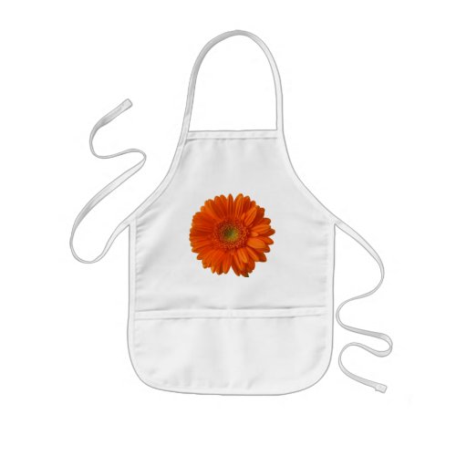 Orange Daisy Children's Smock Kids' Apron