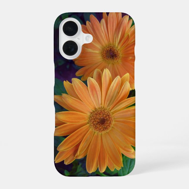 Orange Daisy Iphone Case (Back)