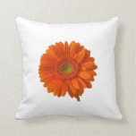 Orange Daisy Pillow