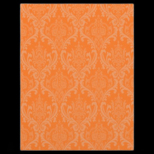 Orange Damask