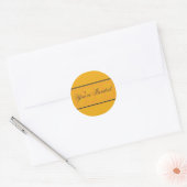 Orange Damask Envelope Seal (Envelope)