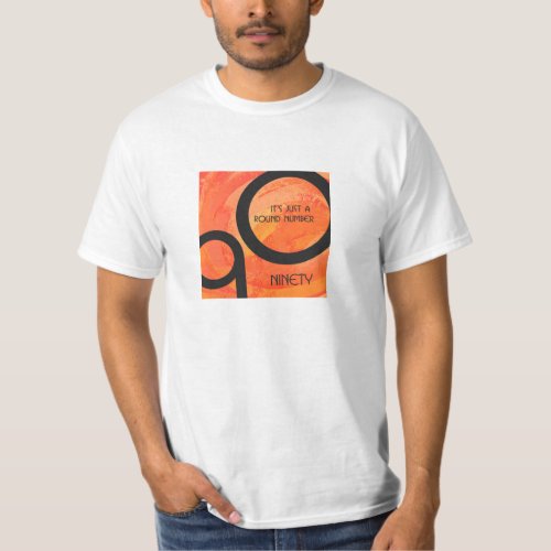 Orange Decade 90th Birthday T_Shirt