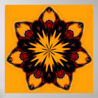 Orange Delight Poster