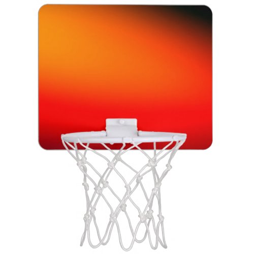 Orange design for print Mini Basketball Hoop