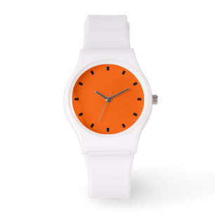 Orange Dial Watch