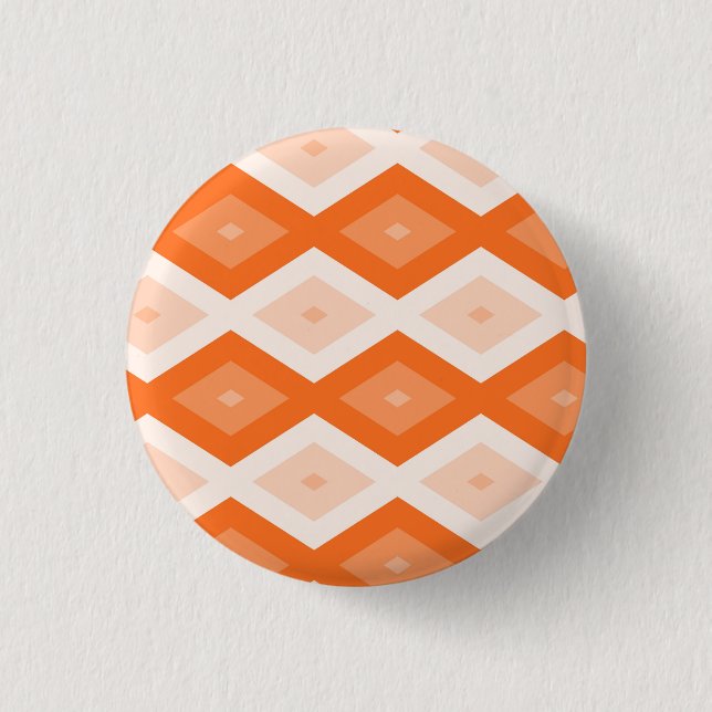 Orange diamond pattern button (Front)