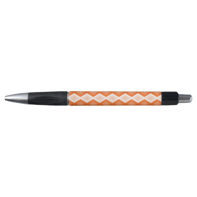 Orange diamond pattern pen (Front)