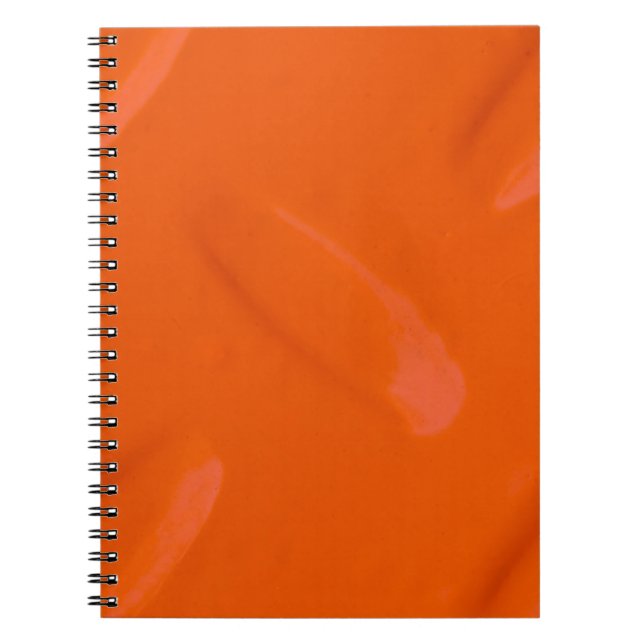 Orange Diamondplate Notebook (Front)