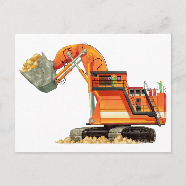 Orange Digger Postcard (Front)