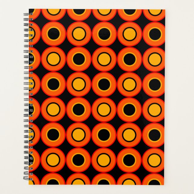 Orange Donuts With Filling Planner (Front)