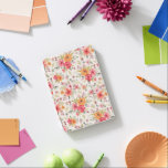 Orange Doodle Garden Flower Pattern iPad Mini Cover<br><div class="desc">Check out this design featuring a cute orange floral pattern.</div>