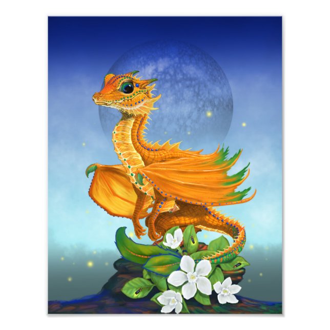 Orange Dragon 11x14 Print (Front)