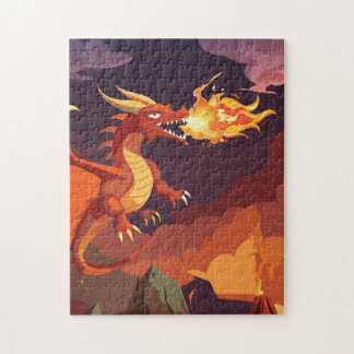 Orange dragon puzzle