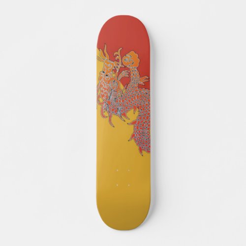 Orange Dragon Skateboard