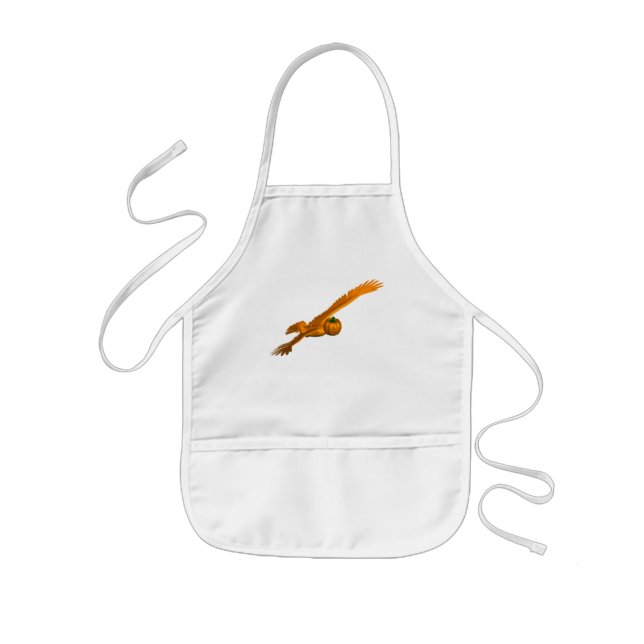 Orange Eagle Kids' Apron (Front)