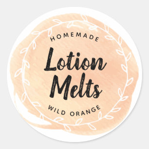 Orange Essential Oil Craft Sticker Label