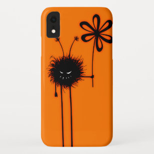 Orange Evil Flower Bug Character Halloween iPhone XR Case