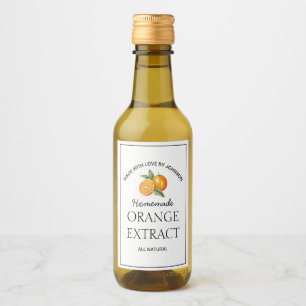 Orange Extract Label