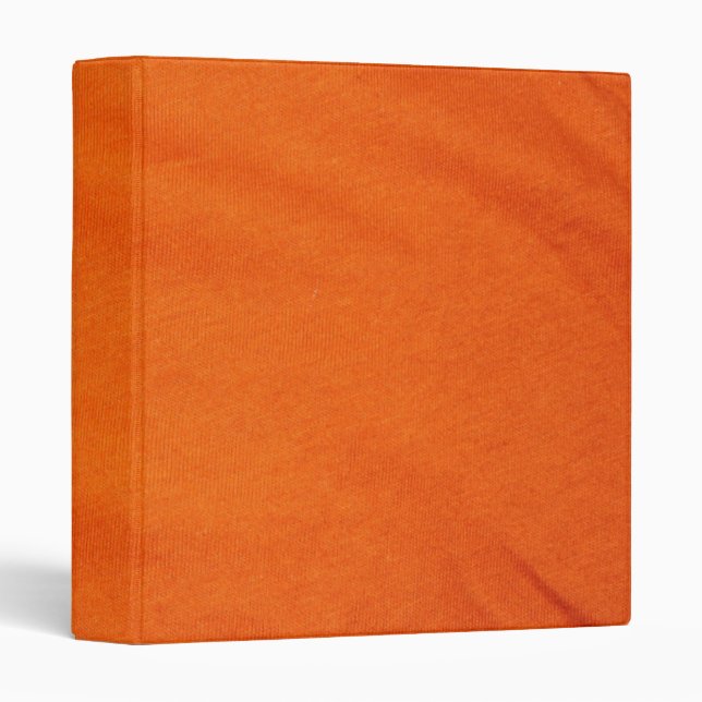 Orange Fabric Binder (Front/Spine)