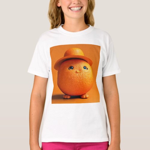 Orange Face T_Shirt