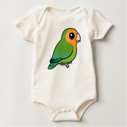 Orange-faced Green Lovebird Infant Organic Creeper