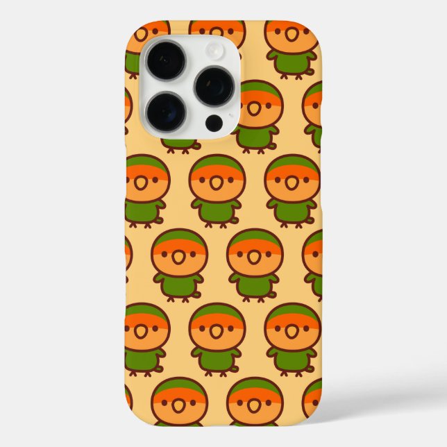 Orange-faced Peach-faced lovebird Case-Mate iPhone Case (Back)