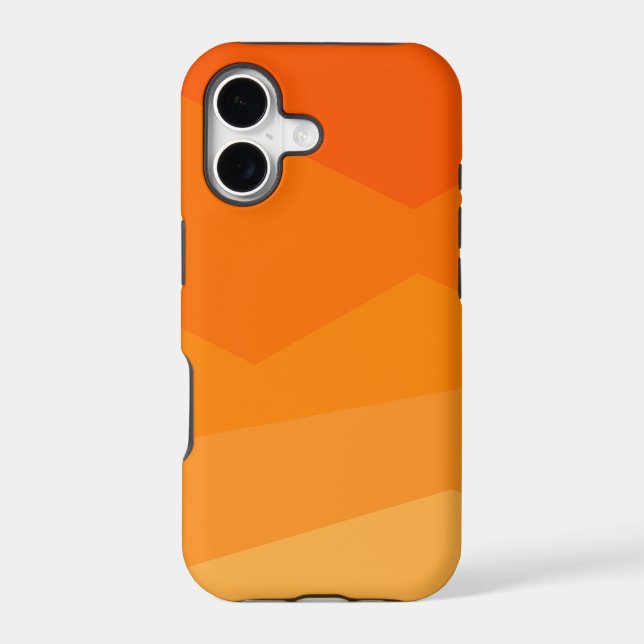 Orange Fade Iphone Case (Back)