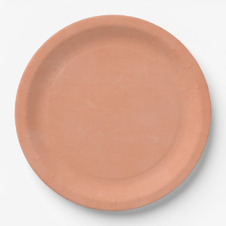 Orange Fall Paper Plate - Fall Tableware