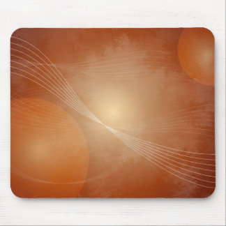 Orange Fantasy Mouse Pad