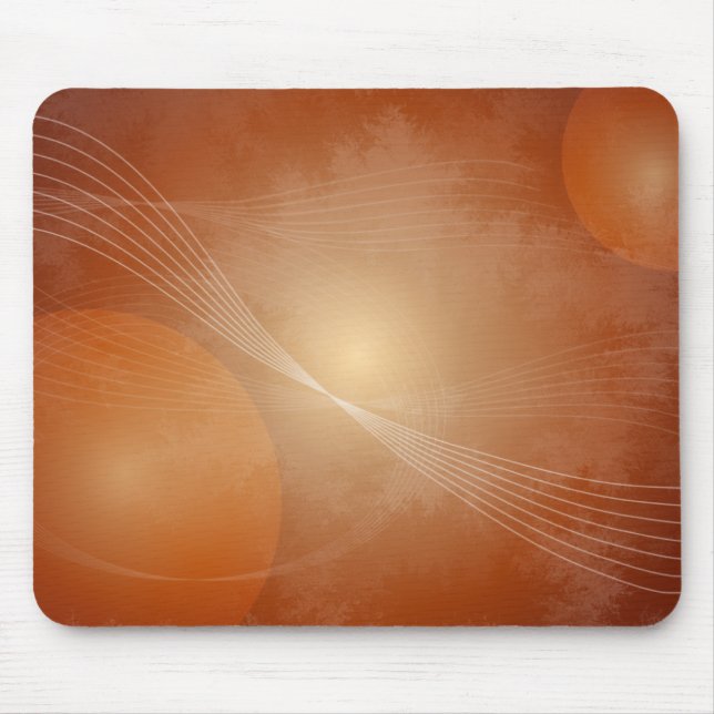 Orange Fantasy Mouse Pad (Front)