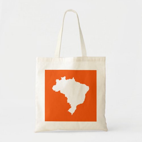 Orange Festive Brazil Tote Bag